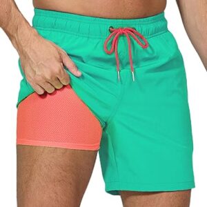 Arcweg Men’s 2-in-1 Swim Trunks
