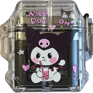 Kuromi USB Rechargeable Waterproof Double Arc Lighter