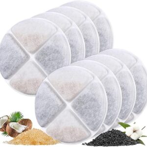 8 Pack Cat Water Fountain Filters