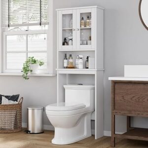 Shintenchi Over Toilet Storage Cabinet, White