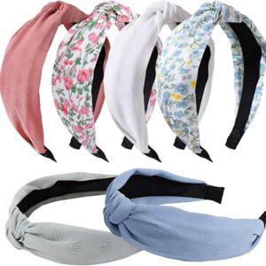 AUDTOPE 6Pcs Women’s Knotted Headbands