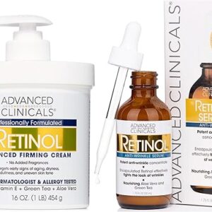 Retinol Anti-Aging Serum and Cream Set