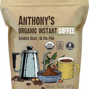Anthony’s Organic Instant Coffee, 14oz