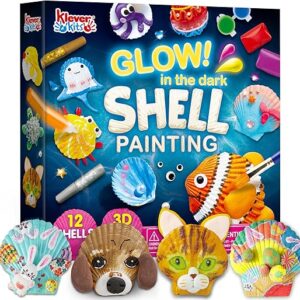 Klever Kits Glow in the Dark Sea Shell Painting