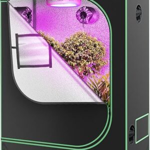 48×24 Mylar Hydroponic Grow Tent with Window
