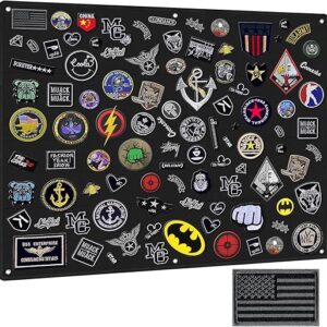 IronSeals Tactical Patch Organizer with Flag