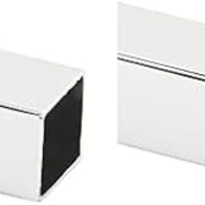 Replacement Towel Bar, 5/8in x 24in, Extruded Aluminum, Square Tubing (Pack of 2)