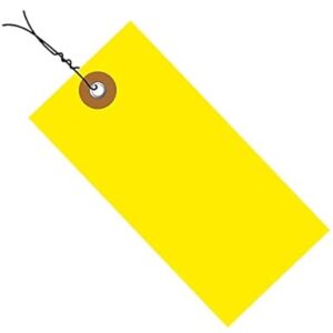 Yellow Tyvek Shipping Tags – Pre-Wired