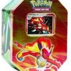 Pokemon 2007 Fall Collector’s Tin: Red/Orange – Infernape – Out of Print! [Toy]