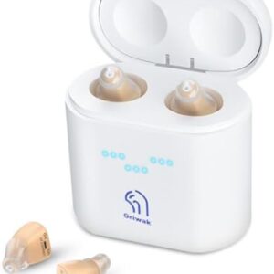 Rechargeable Hearing Amplifiers for Seniors, 12-Chanels Sound Processing Digital Hearing Amplifiers