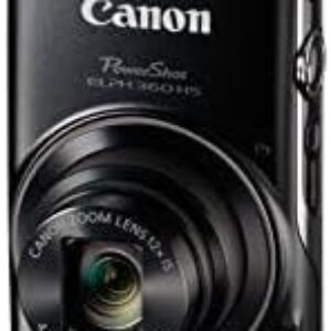 Canon PowerShot ELPH 360 HS with 12x Optical Zoom and Built-In Wi-Fi(Black)