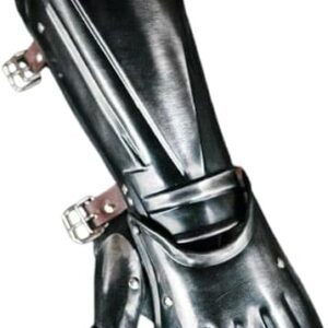 Blackened Steel Bracer for Guts Cosplay