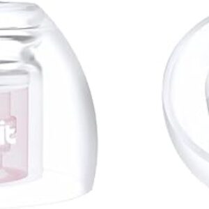 SpinFit Omni for True Wireless Earbuds & IEMs – S – Patented Silicone Eartips for Replacement (1 Pair) (3.7 mm Nozzle Dia.)