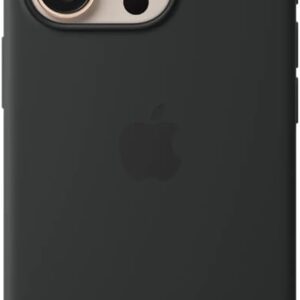 Apple iPhone 16 Pro Silicone Case with MagSafe and Camera Control – Black ​​​​​​​