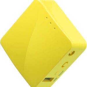 GL.iNet GL-MT300N-V2 (Mango) Portable Mini Travel Wireless Pocket VPN WiFi Router – 2X Ethernet Ports | USB 2.0 | OpenWrt | OpenVPN/Wiregua…