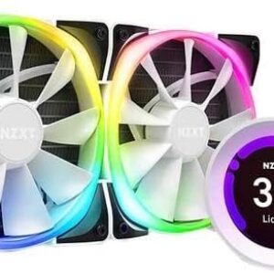 NZXT Kraken Z53 RGB 240mm – RL-KRZ53-RW – AIO RGB CPU Liquid Cooler – Customizable LCD Display – Improved Pump – Powered by CAM V4 – RGB Con…