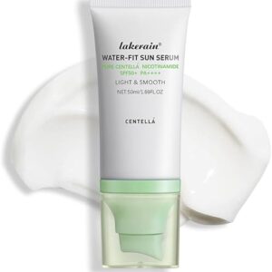 Korean Sunscreen for Face & Body – SPF 50+ Madagascar Centella Mineral Sunblock, Tinted Moisturizer with Hyaluronic Acid & Niacinamide, Lig…