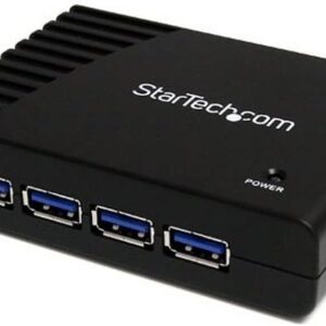 StarTech.com 4 Port Black SuperSpeed USB 3.0 Hub (ST4300USB3GB)
