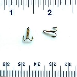 50 Gerry’s Tackle 3X Strong Bronze Treble Hooks Size 18