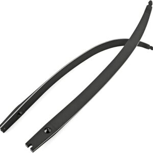 62 Inch Archery ILF Limbs Recurve Bow Limbs 20-50 Lbs Form Core Fiber Glass Target Bow Limbs Compatible for 19” Riser