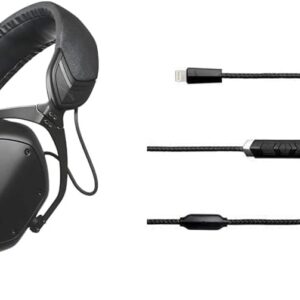 V-MODA Crossfade M-100 Master Hi-Res Headphones & Speakeasy DAC/AMP Lightning Cable Bundle