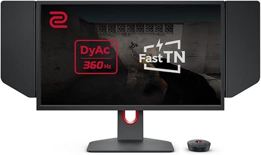 BenQ Zowie XL2566K 24.5 Fast TN in 360Hz Gaming Monitor | Motion Clarity DyAc⁺ | 1080p | XL Setting to Share | Custom Quick Menu | S Switch...