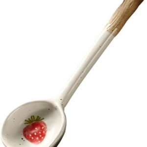 Beautiful Ceramic Stirring and Soup Spoons