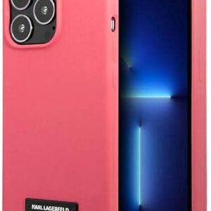 Karl Lagerfeld Fuchsia Hard Case for iPhone 13