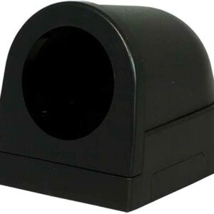 GlowShift Universal Black Single Gauge Console Dashboard Pod – Fits Any Make/Model – ABS Plastic – Mounts (1) 2-1/16″ (52mm) Gauge to Vehic…