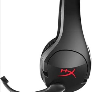 HyperX Cloud Stinger – Gaming Headset, Lightweight, Comfortable Memory Foam, Wired, Swivel to Mute Noise-Cancellation Mic, Works on PC, PS4, PS5, Xbox One/Series X|S, Nintendo Switch and Mobile ,Black