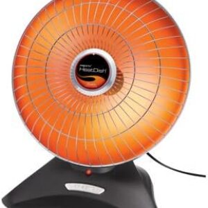 Presto, Heatdish Plus Parabolic Heater 120 Volts Ac, 1000 Watts, Infinite Switch Technology with Multiple Heat Settings Compare Product
