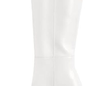 Women’s Platform Knee High Boots Solid Color Side Zipper Block High Heels