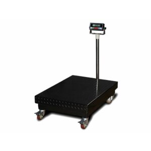 Liberty LS-B800 22″ x 32″ Platform 800 lbs x 0.05 Digital Bench Scale | Lockable Casters