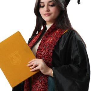 Embroidery Graduation Stole – Expertly Crafted Fabric & Intricate Design