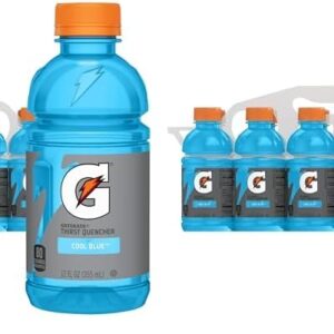 Gatorade Frost Thirst Quencher, Glacier Freeze, 12 Fl Oz Bottles, 24 Pack