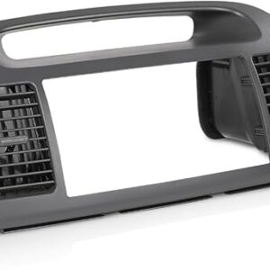 LQI Center Dash Radio Bezel AC Air Vents Upper Trim Compatible with Toyota Camry 2002 2003 2004 2005 2006 Gray