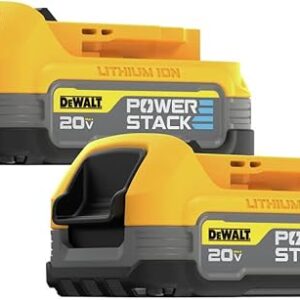 DEWALT 20V MAX POWERSTACK Battery 2 Pack