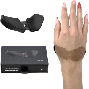 DELTAHUB Carpio 2.0 – Right-Handed Truly Ergonomic Wrist Rest for Mouse, Carpal Tunnel Support, Pain Relief, Anti-Fatigue, Easy Glide, Slee…