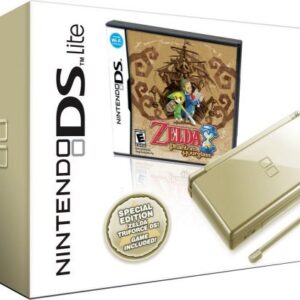 Nintendo DS Lite Gold with Legend of Zelda: Phantom Hourglass (NDS Bundle) (Renewed)