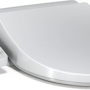 TOTO WASHLET A2 Electronic Bidet Toilet Seat with Heated Seat and SoftClose Lid, Elongated, Cotton White – SW3004#01