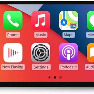 10 Inch Android 13 Head Unit Car Stereo Compatible with Apple Carplay and Android Auto+4G SM Card Slot/WiFi+GPS+BT Double Din Car Radio + 3…