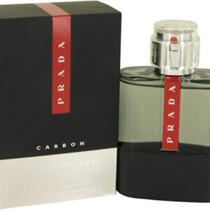 Prada Luna Rossa CARBON for Men Eau de Toilette Spray, 3.4 ounce