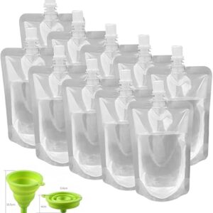 Alcohol Juice Travel Plastic Flasks Liquor Bags Concealable and Reusable Sneak Drink Rum Runners for Cruise Liquor Flask Kit Drinking Water…