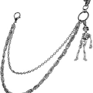 PINKPIN Skeleton Wallet Chain for Bikers