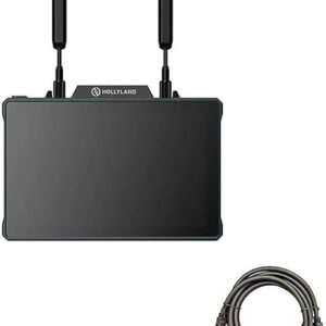 Hollyland Pyro 7 Wireless Transceiving Monitor System with Mustang AV HS-101 HDMI Cable