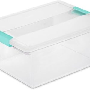 Sterilite 4-Pack Clear Clip Storage Boxes