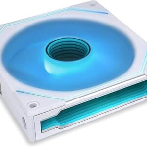 Lian Li UNI Fan SL-Infinity 120-Single Pack-ARGB Fan-Infinity Mirror-Daisy-Chain Design-Customizable Lighting Effects-One Cable Connection-…