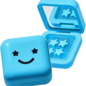 Starface Hydro-Star + Salicylic Acid Pimple Patches and Big Blue Compact, Helps Shrink and Soothe Deeper Spots, Cute Star Shape, Vegan, 32 count