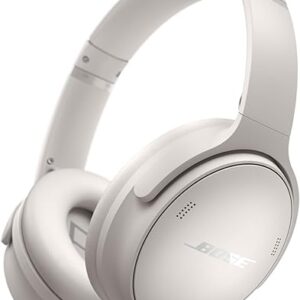 Bose QuietComfort Bluetooth Headphones, Wireless Headphones with Active Over Ear Noise Cancelling and Mic, Deep Bass, Up to 24 Hours of Pla…