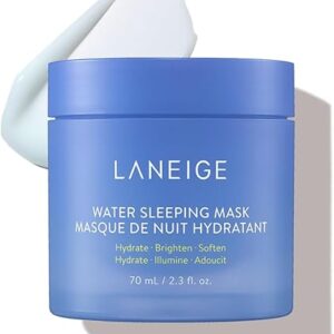 LANEIGE Water Sleeping Mask: Korean Overnight Mask, Squalane, Probiotic-Derived Complex, Hydrate, Barrier-Boosting, Visibly Smooth and Brig…